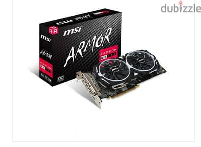 msi Rx 580 armor graphic card 8GB