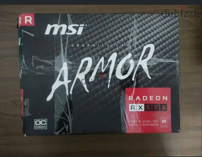 msi Rx 580 armor graphic card 8GB 2