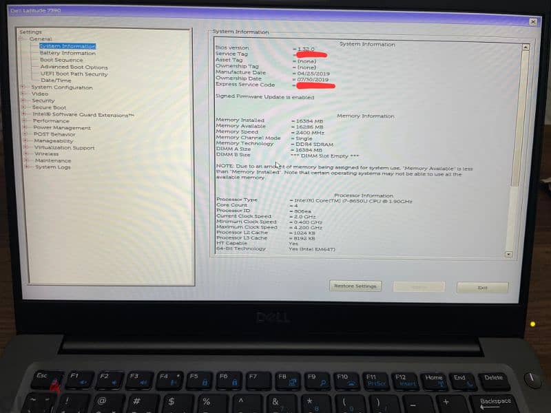 Dell Latitude 7390 Touch Screen 1