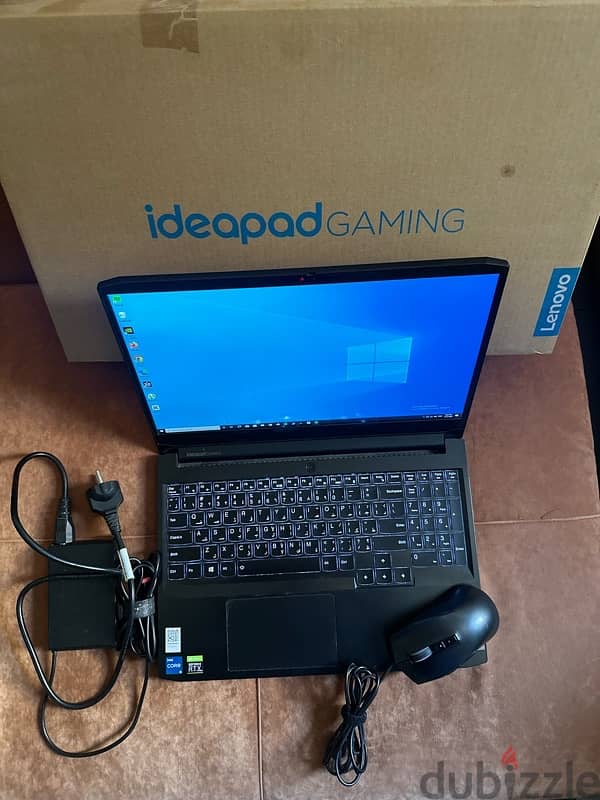 Lenovo ideapad gaming 3 intel i5 RTX3050 with original mouse 0