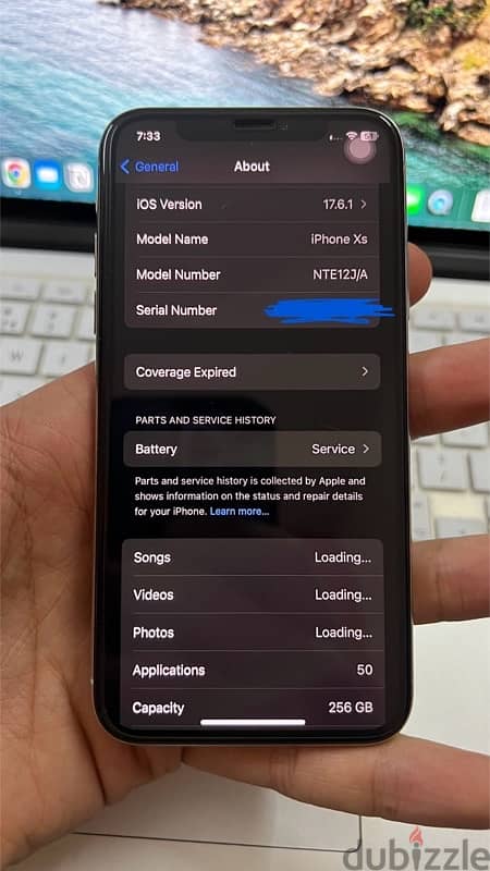 iphone xs 256 gb ( very good condition ) 6