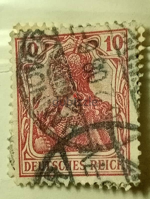 طابع المانى نادر1902 german stamp 0