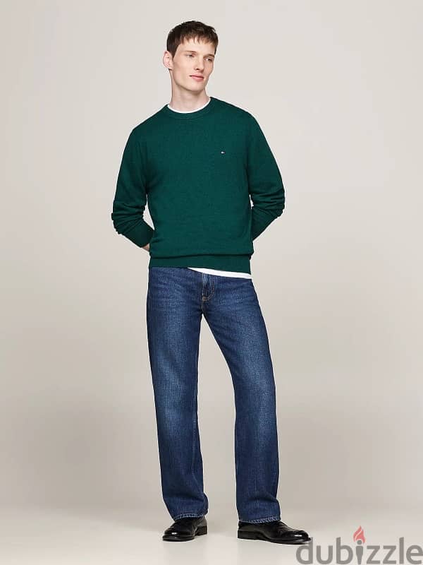 Tommy Helfiger Crew Neck Jumper with Cashmere 2