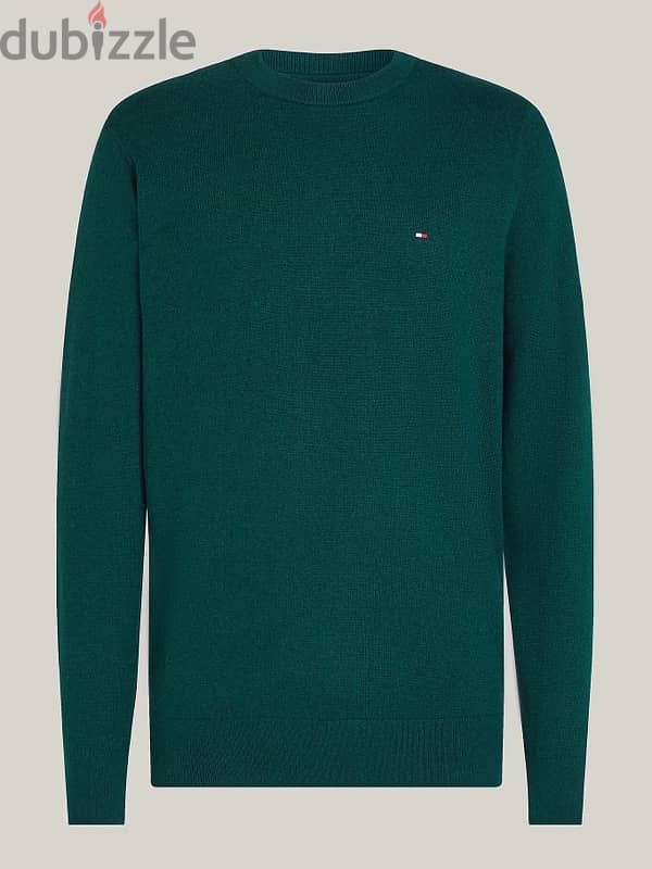 Tommy Helfiger Crew Neck Jumper with Cashmere 0