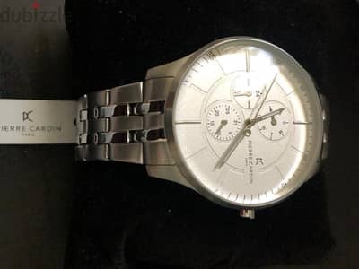 original pierre cardian watch new with box ساعه بالتيكت والضمان جديده