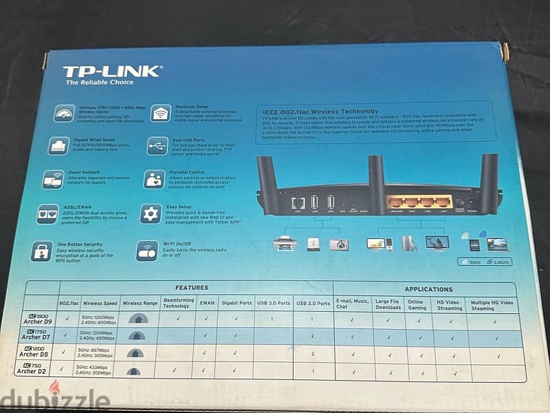 Tp link Ac 1750 Archer D7 1