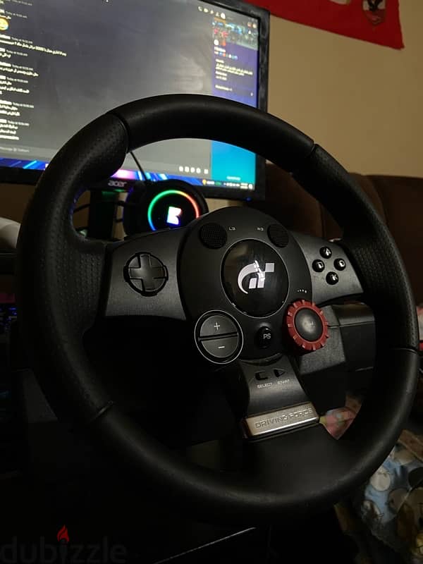 logitech driving force gt دركسيون لوجيتيك لفتين ونص 1