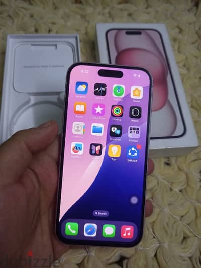 iphone 15 rose 128gb with box