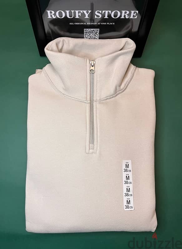 zara sweatshirt quarter zipper 3