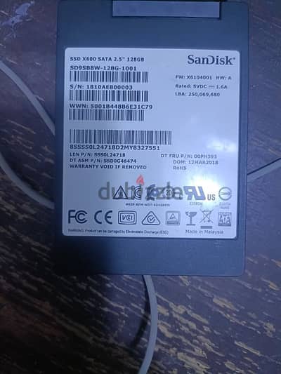 هارد SSD SanDisk 128 gb