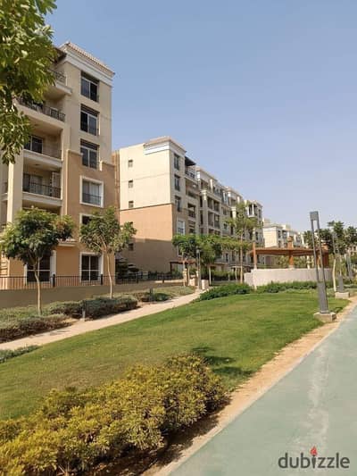 3 bedroom apartment + garden 185 m for sale in the heart of New Cairo in front of Madinaty with installments over 12 years