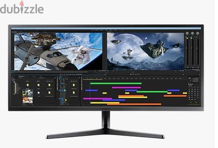 Samsung 34" Ultra WQHD Monitor with 21:9 Wide Screen