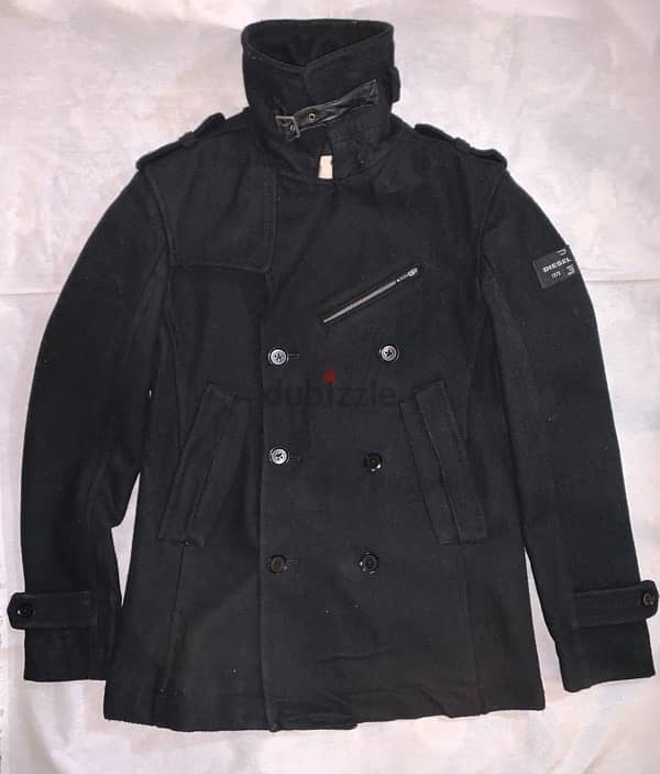 Diesel pea coat for men size medium in good condition عرض الصدر ٥٤ 2