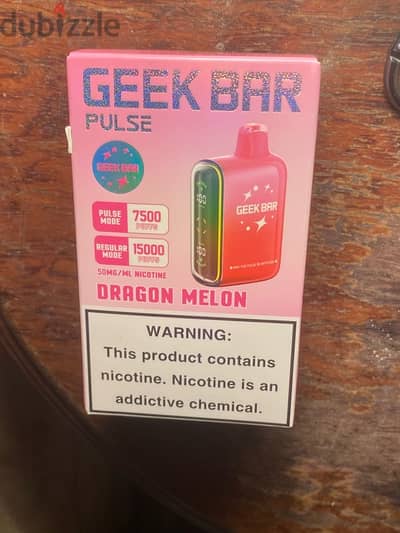 Geek bar pulse 15,000 Puffs From Usa