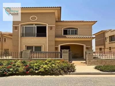 Standalone villa for sale in Stone Park Compound in the Fifth Settlement, directly on the Ring Road, next to Mercedes Agencies