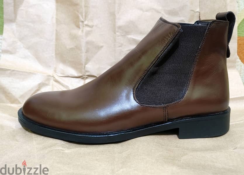 جزمه رجالي  مقاس ٤١ جلد طبيعي ١٠٠٪ men shoes leather size 41 1