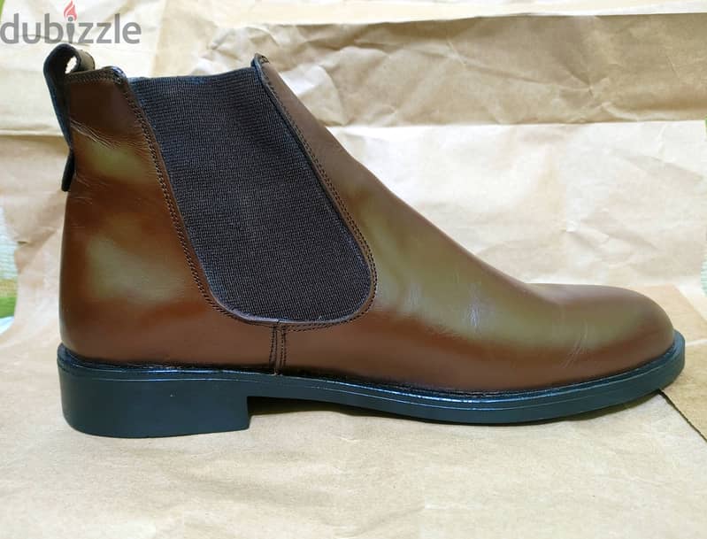 جزمه رجالي  مقاس ٤١ جلد طبيعي ١٠٠٪ men shoes leather size 41 2