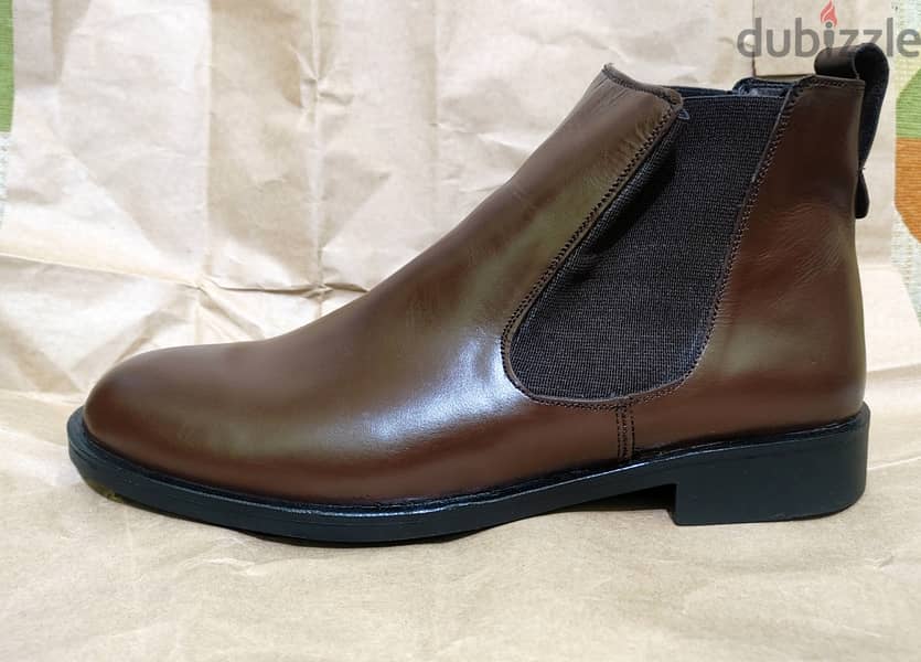 جزمه رجالي مقاس ٤١ جلد طبيعي ١٠٠٪ men shoes leather size 41 1