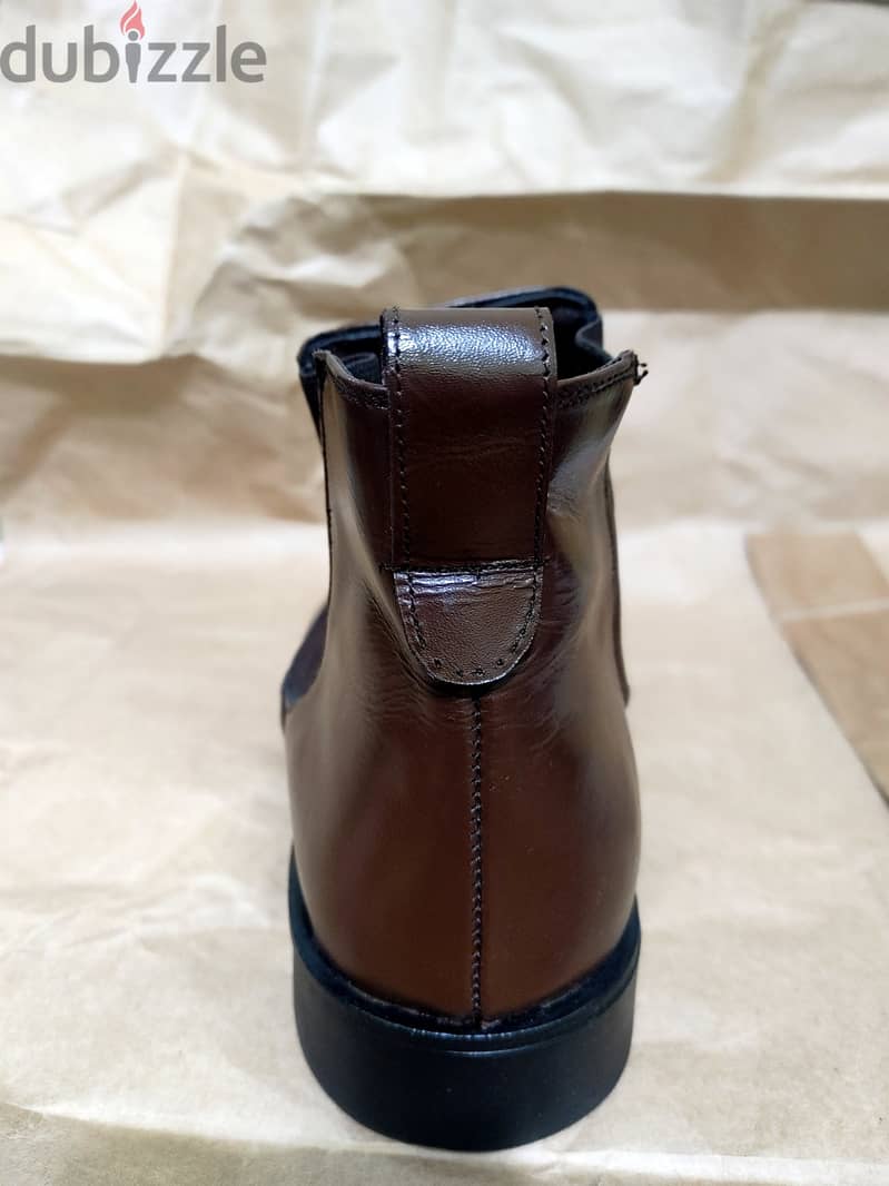 جزمه رجالي مقاس ٤١ جلد طبيعي ١٠٠٪ men shoes leather size 41 4