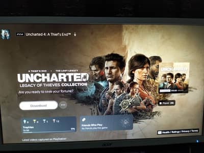 اكونت uncharted 4 - full data