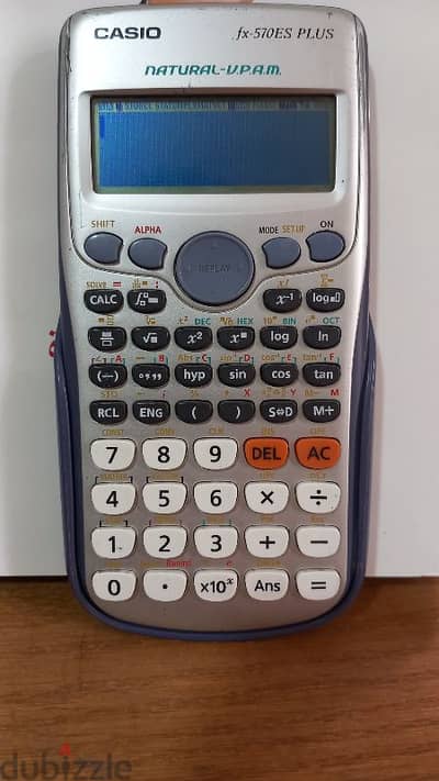 casio fx-570 plus حاله ممتازه آله حاسبه