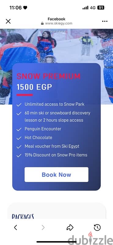 Ski Egypt Tickets