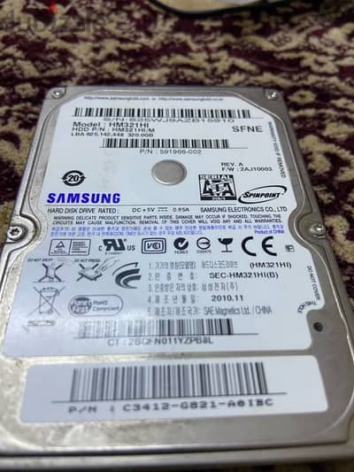 Hard Samsung 320G HDD | هارد ديسك سامسونج 320 جيجا