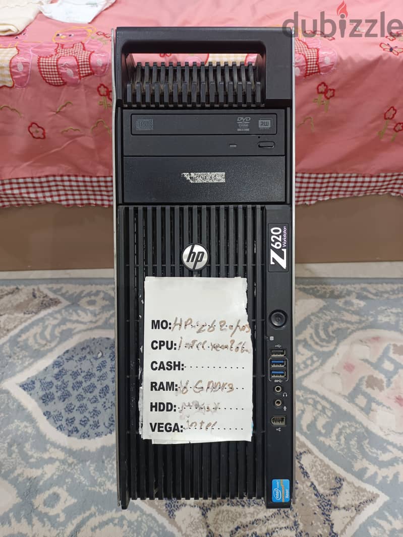 جهاز pc hp workstation Z620 بحالة الزيرو  للجيمينج و الجرافيك 0