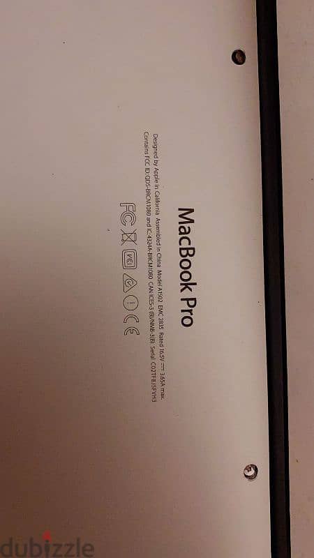 Macbook pro 13inch early 2015 2