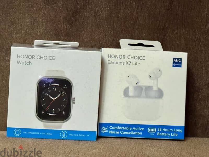 ساعة honor choice و سماعة honor choice x7 متبرشمين للبيع باقل من سعرهم 1