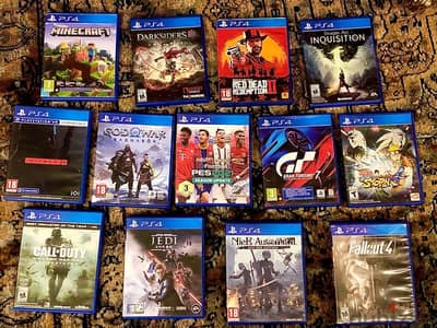 ps4 games - العاب بلايستيشن - nier automata-pes 21 - god of war - gt7