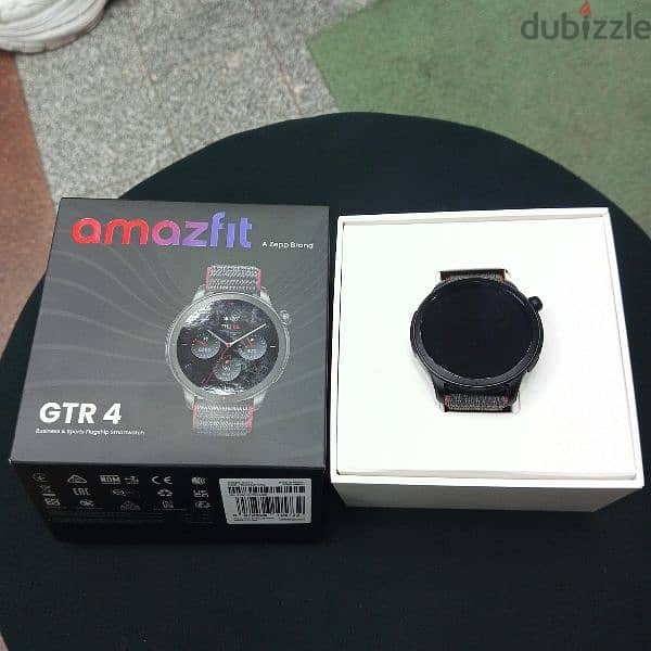 ساعة amazfit gtr4 بحالة الزيرو 0