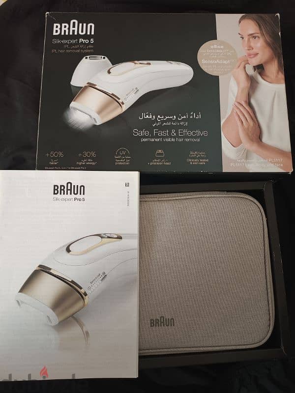 جهاز إزالة الشعر بالليزر  Braun Silk-expert Pro 5 PL 5117 12