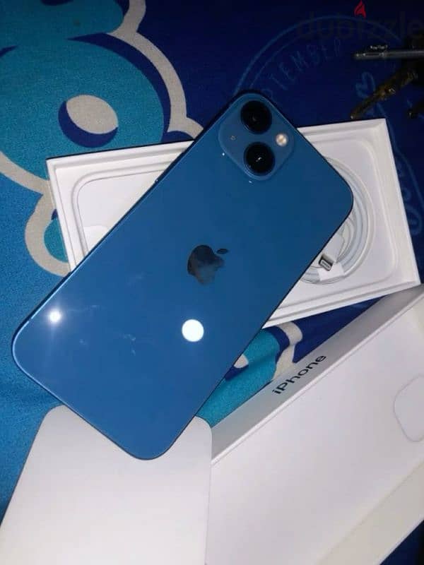 iphone 13 blue 82 battary بطارية ازرق 2