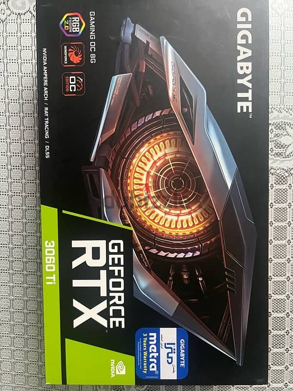 geforce RTX 3060ti gigabyte gaming oc 8G 1