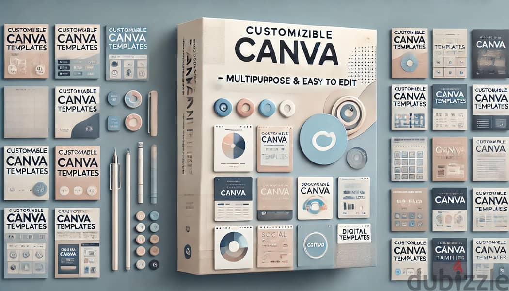 تصميم قوالب Canva احترافية حسب طلبك  0