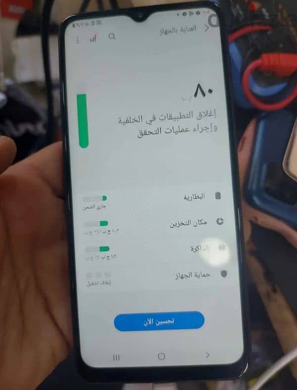 سامسونج a02 بحاله ممتازه جدا  مساحه 32 رامات 3 بطاريه 5000 2