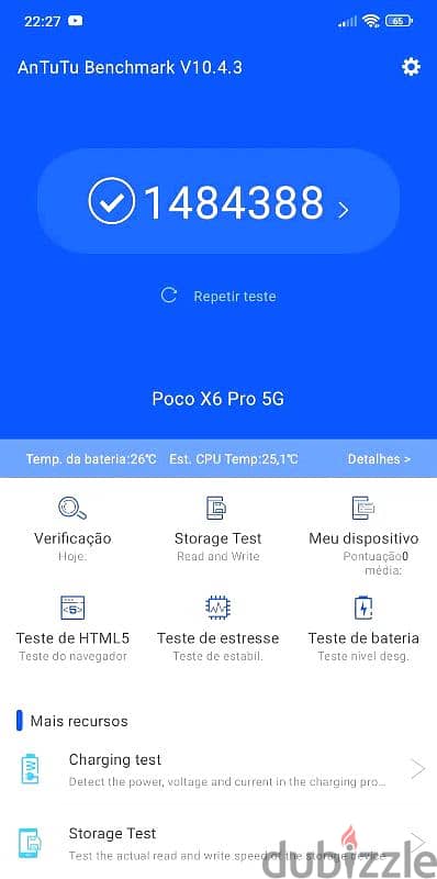 شاومي Poco x6 pro 5G 512 GB 12 RAM كسر زيرو 5