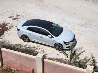 Renault Megane 2021 turbo 1.2 white رينو ميجان تيربو ٢٠٢١