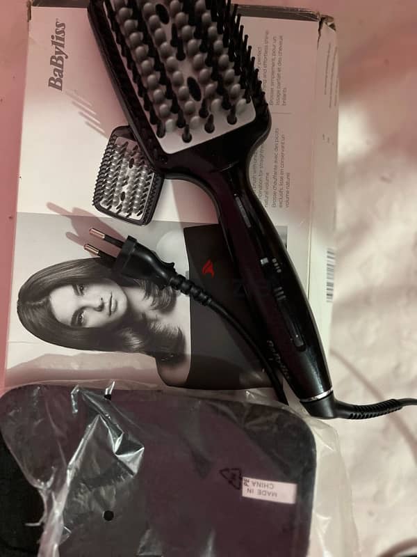 Babyliss hair straightener  brush فرشاة بيبي ليس 1