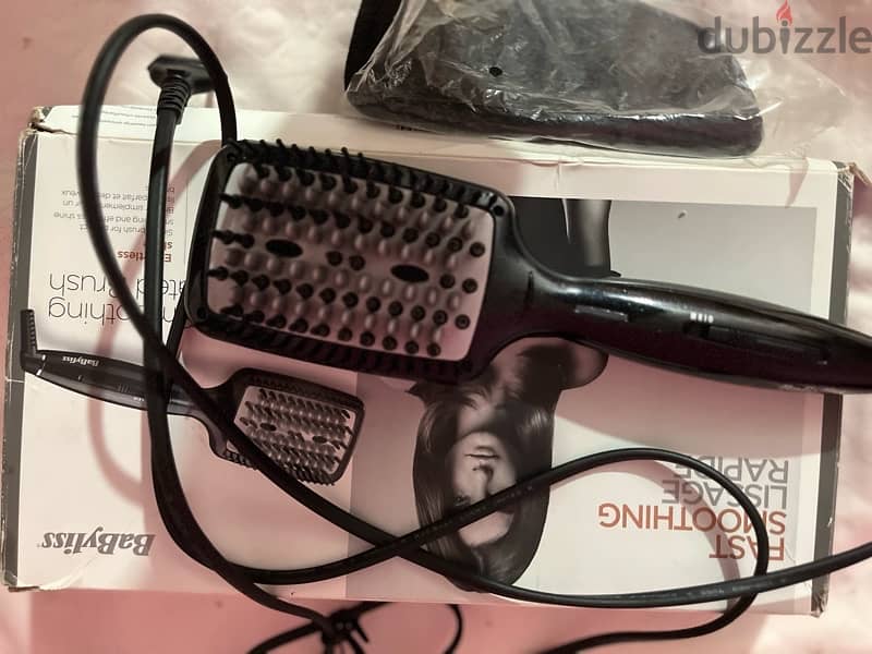 Babyliss hair straightener  brush فرشاة بيبي ليس 5