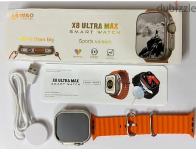 الحق العرض ساعه x8ultra max جديده ومعاه ٢ استراب