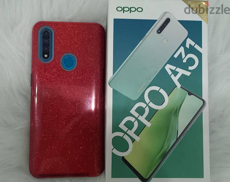 للبيع  موبايل oppo  A31   كسر زيرو بالكارتونه والشاحن  استخدام شخصي 17