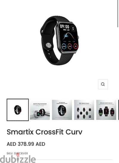 Smartix Crossfit Curv - Smart Watch جديدة وارد الخارج