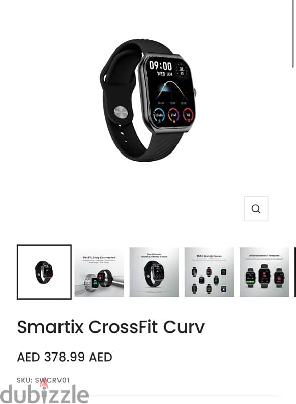 Smartix Crossfit Curv - Smart Watch جديدة وارد الخارج 0