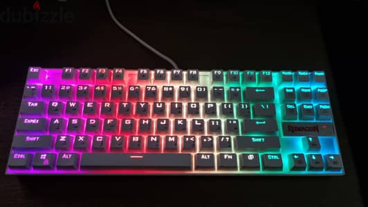 RedDragon K552 White RGB - Red Switch