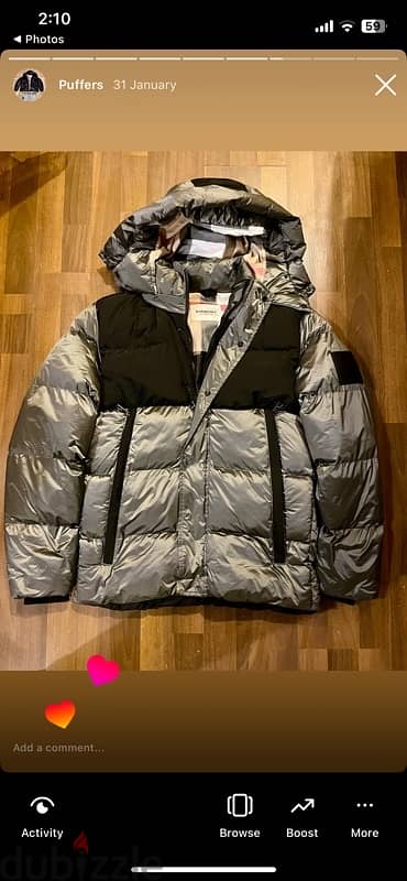 burberry luffer jacket orginal