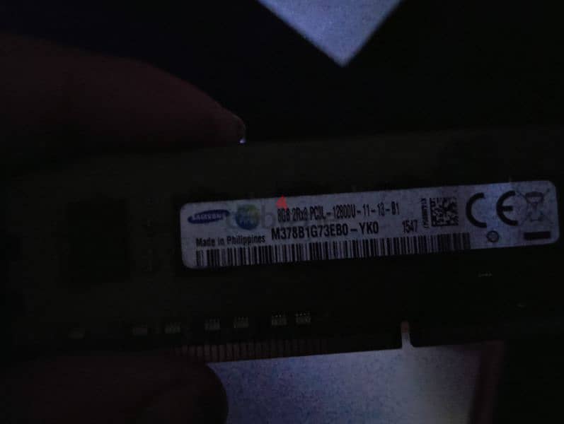 رام    8 جيجا       DDR3  باص 12800 0