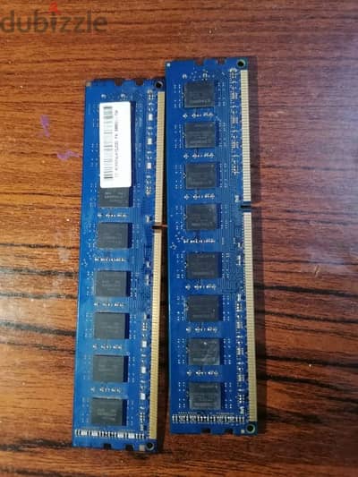 للبيع رامات DDR3 بحالة ممتازة  السعة: 16 جيجا (قطعتين × 8 جيجا)