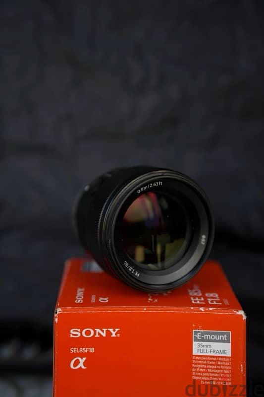 Lens Sony 85 1.8 1